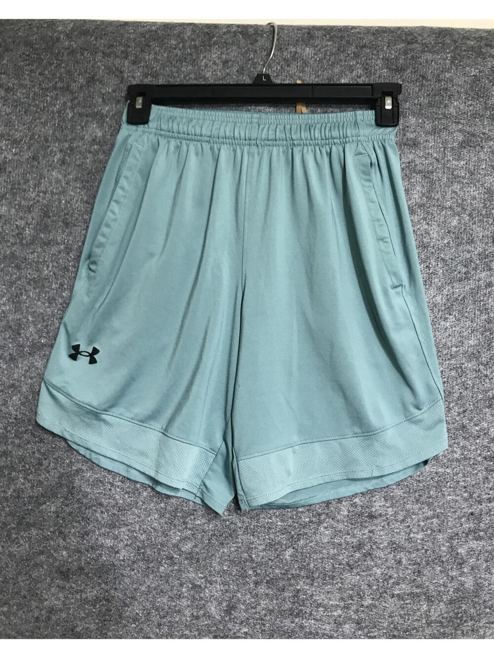 Under Armour HEATGEAR Shorts Stretch Running Fitted Green Size P SM